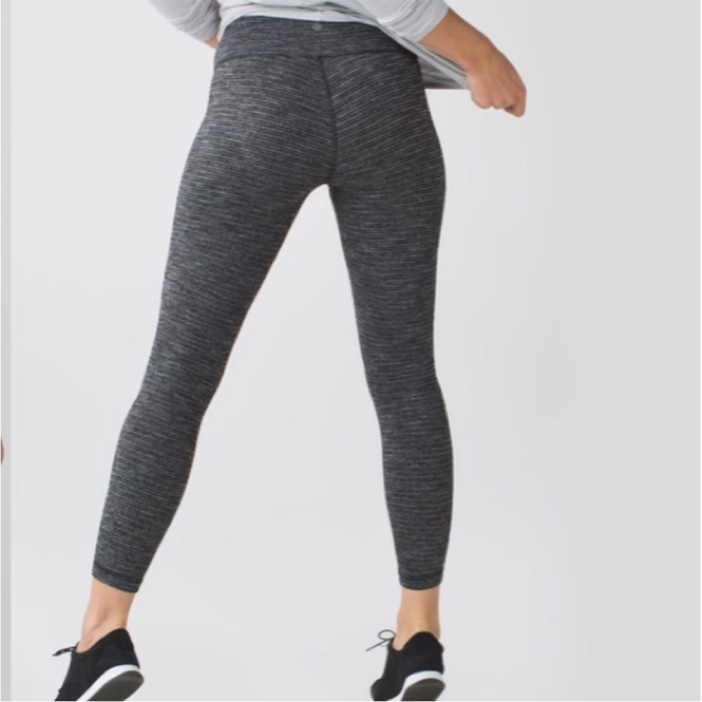 Lululemon High Times Pant Gray Black size 4